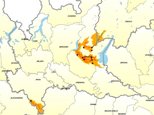 Mappa della rete